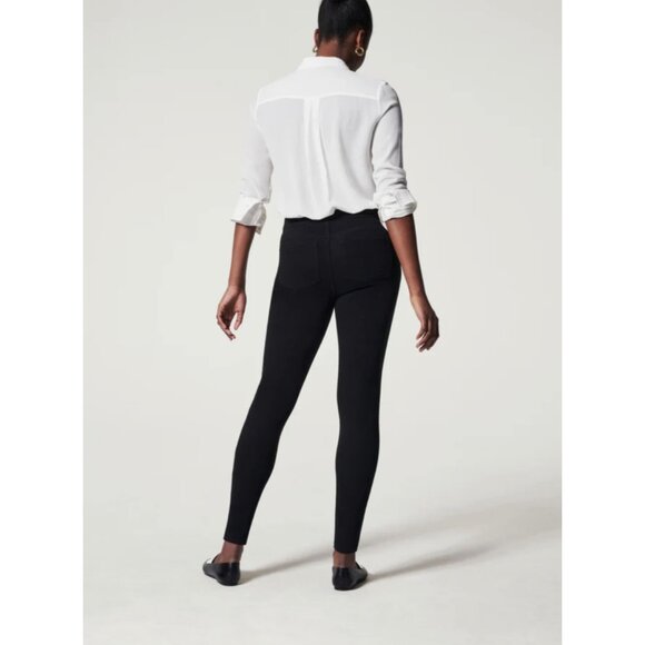 Spanx Womens Black Jean-ins Ankle Leggings Medium - Picture 4 of 14